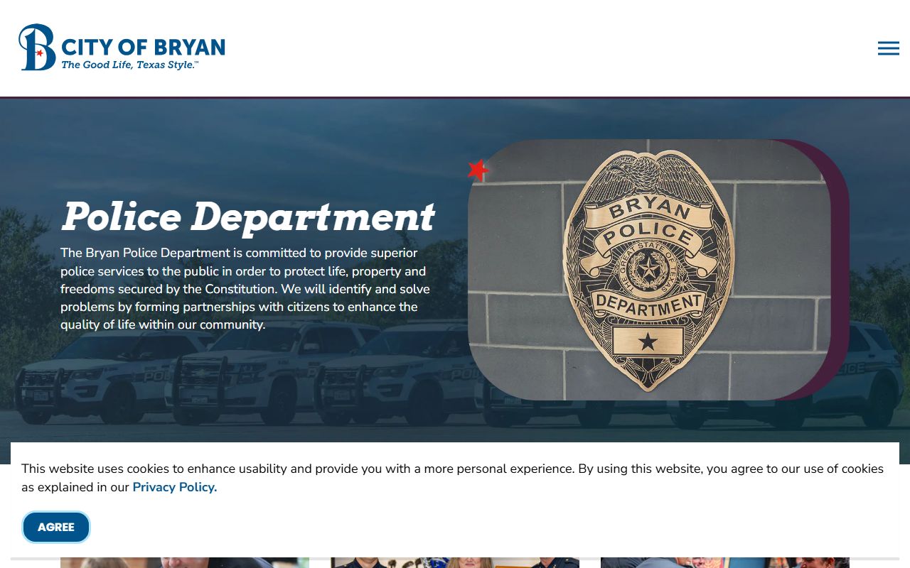 Bryan police records Bryan Police Department website