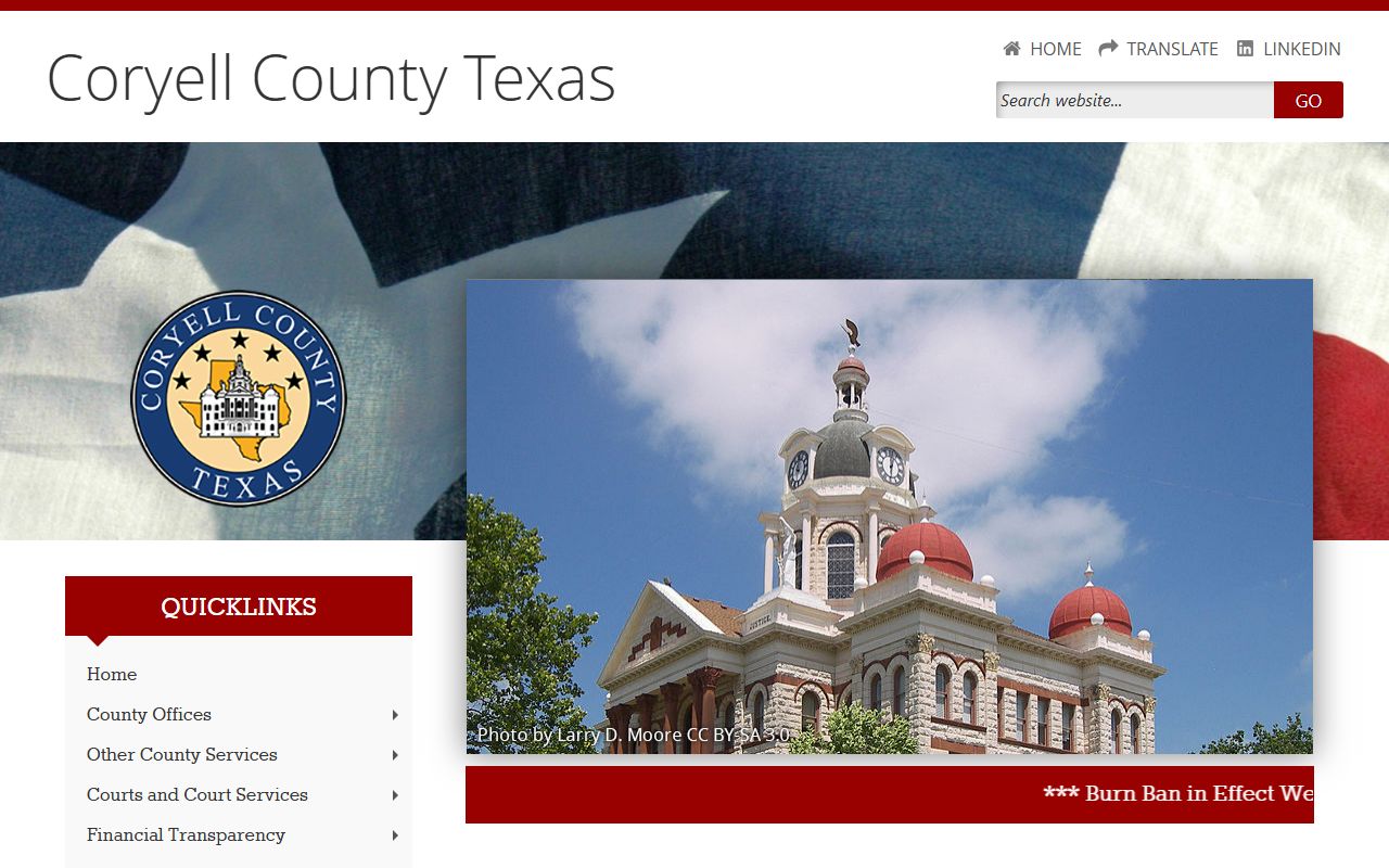 Coryell County police records website