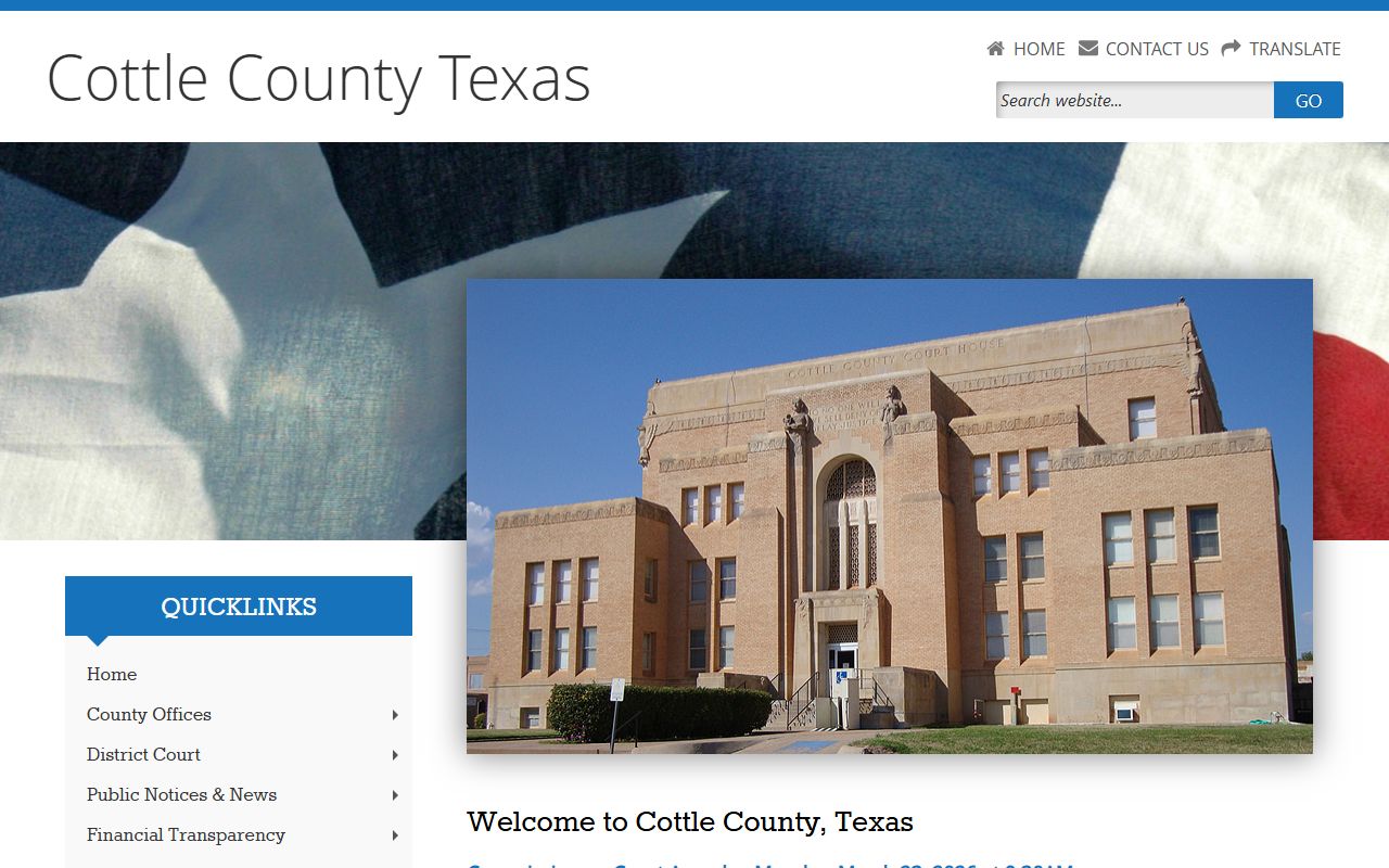 Cottle County police records website