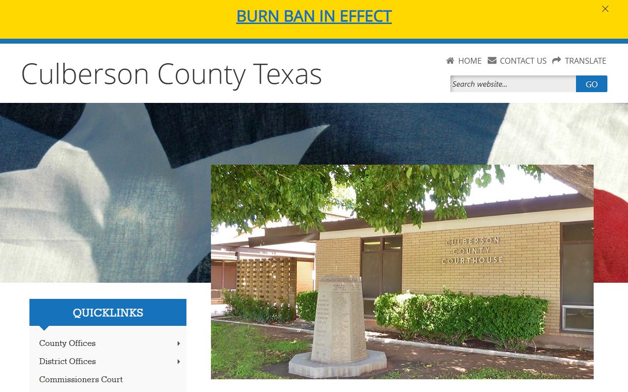 Culberson County police records website