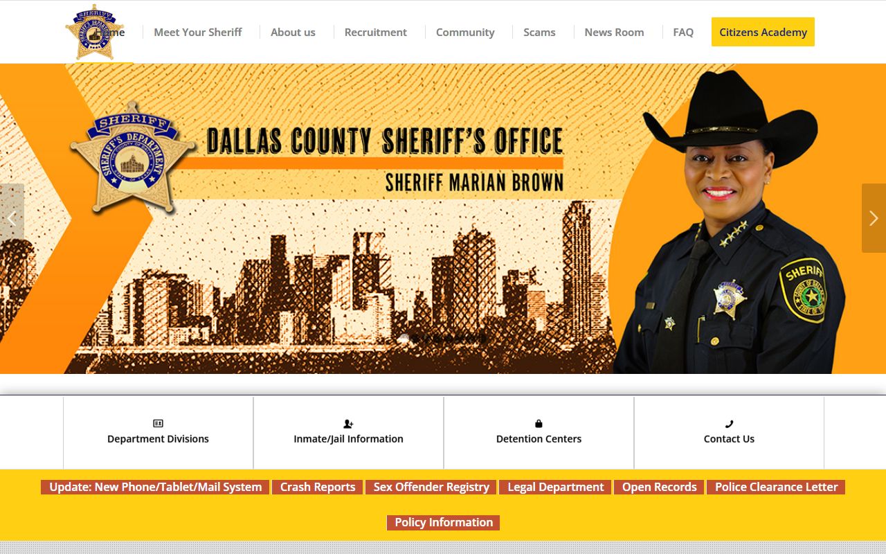 Dallas County Sheriff police records search