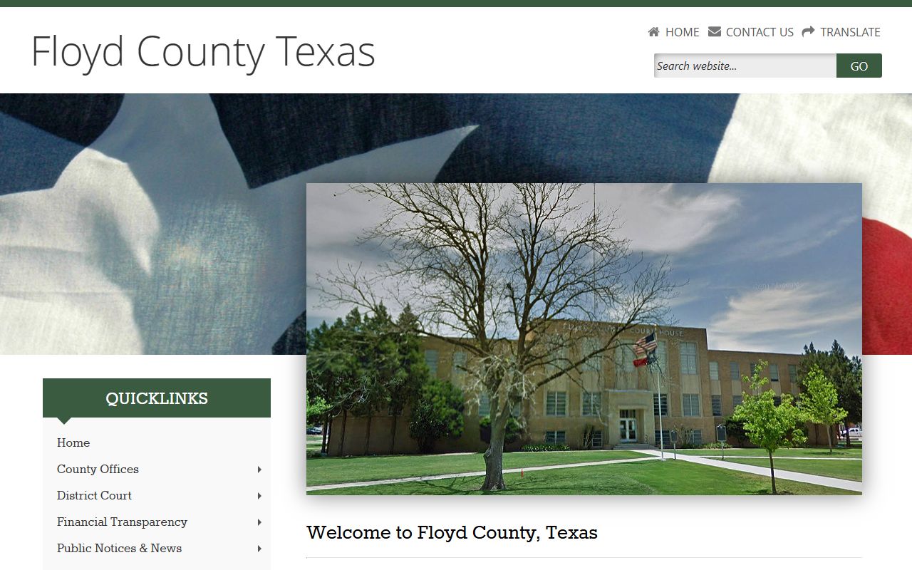Floyd County website for police records access