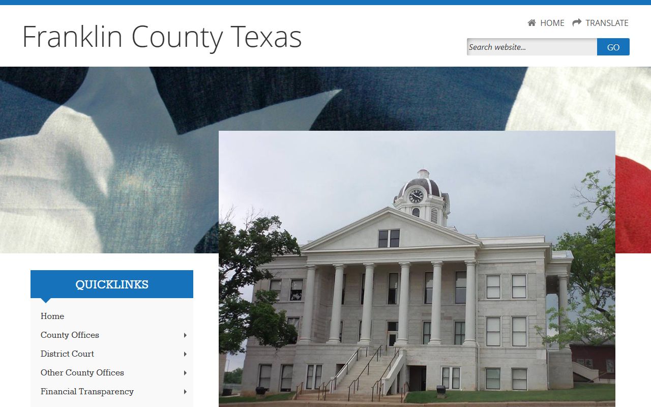 Franklin County website for police records information
