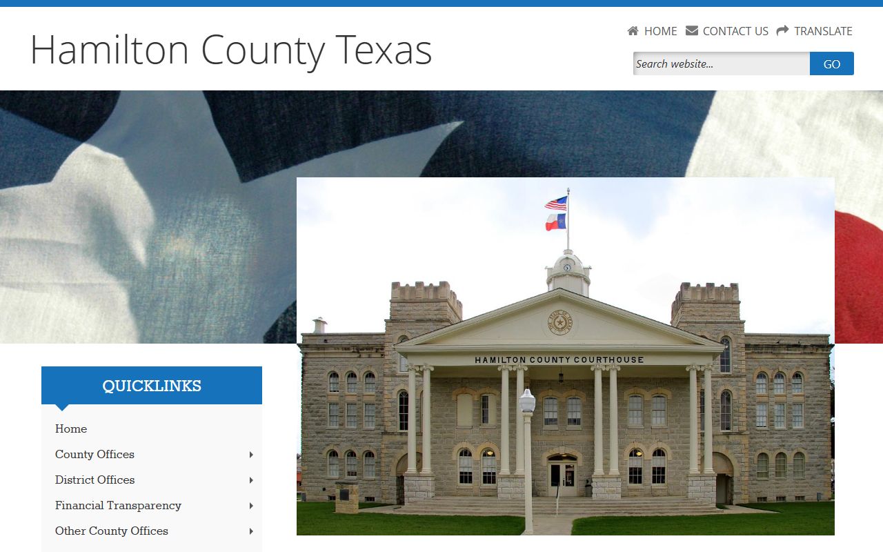 Hamilton County website for police records information