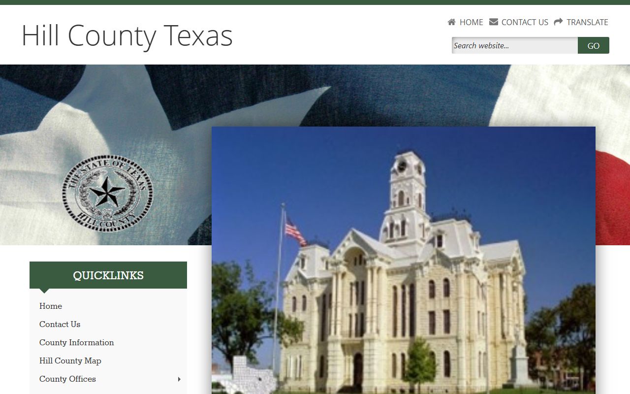 Hill County police records county website