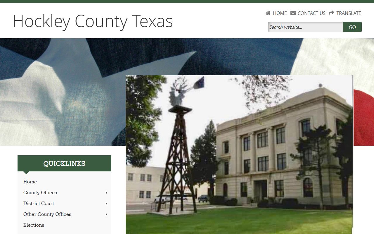 Hockley County police records county website