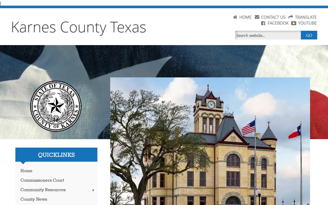 Karnes County police records county website