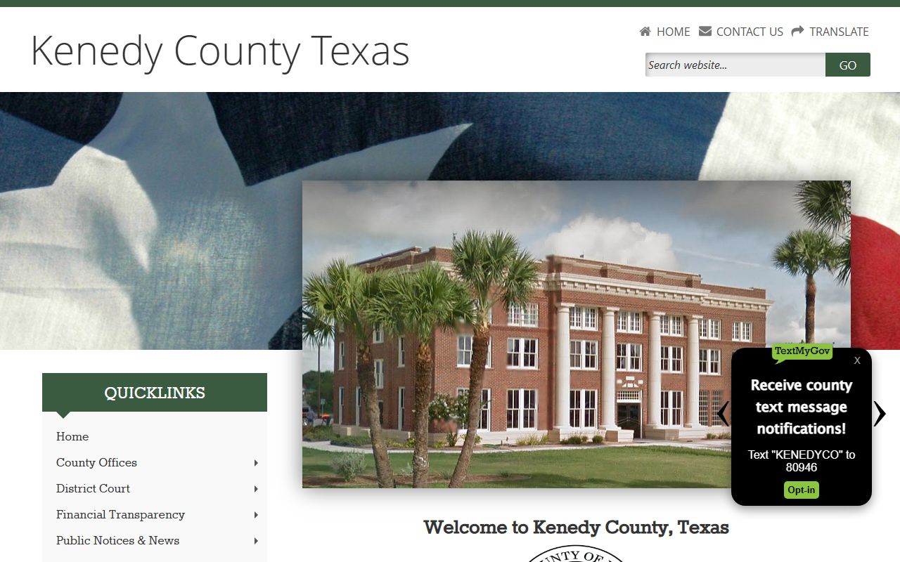 Kenedy County police records county website