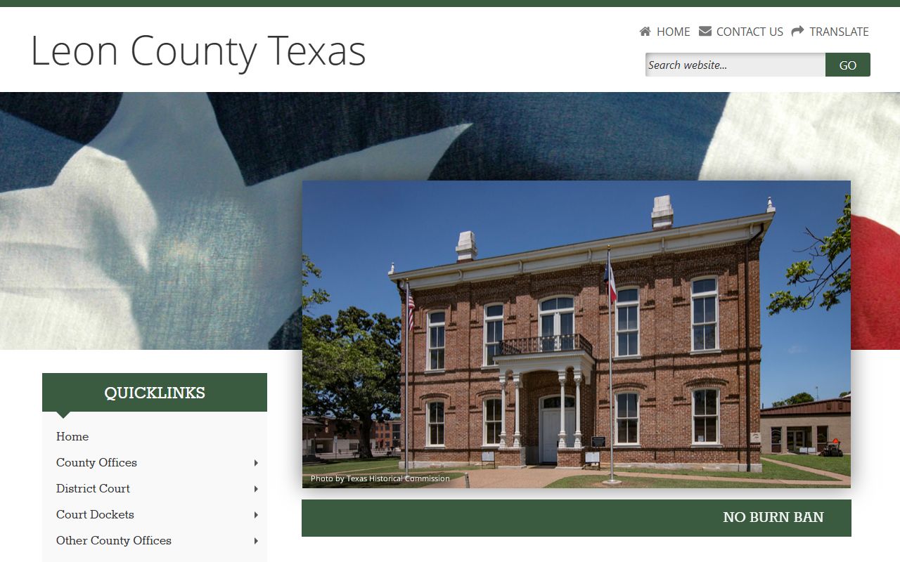 Leon County website for police records searches