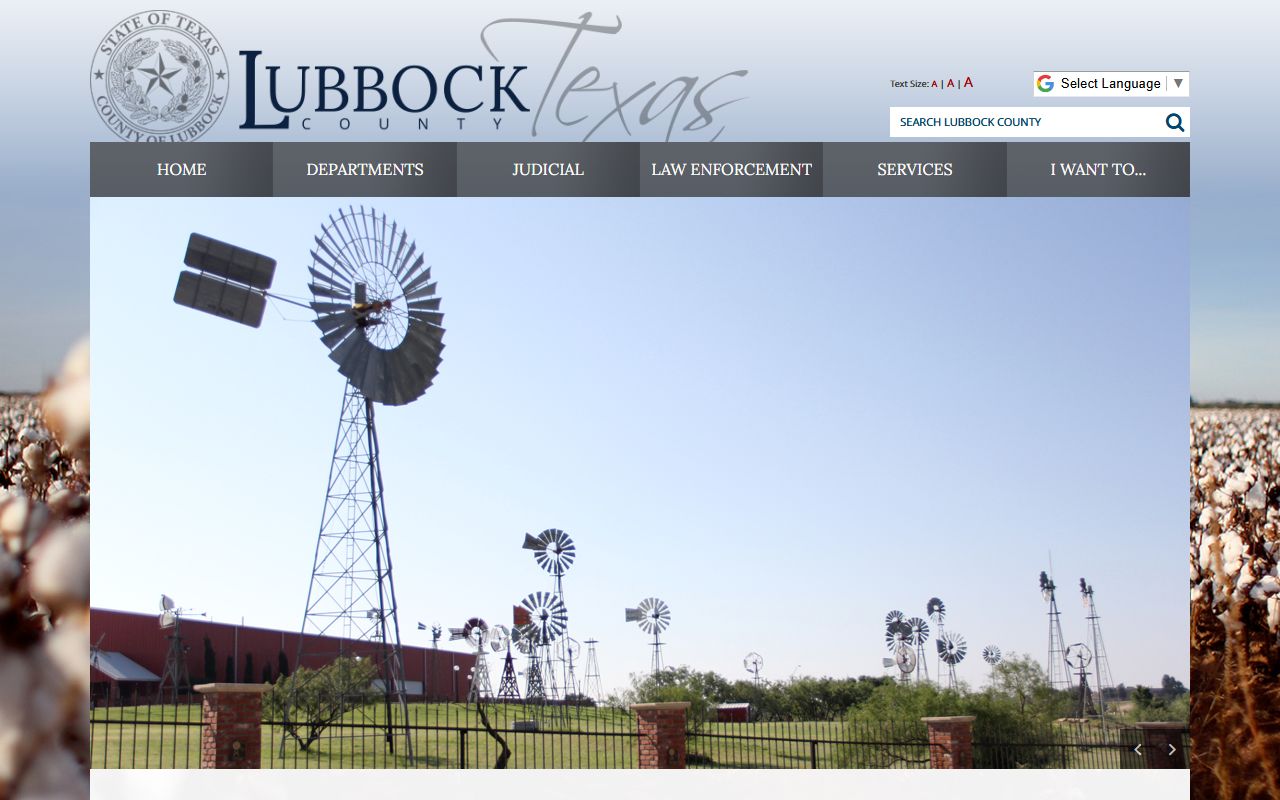 Lubbock County police records website