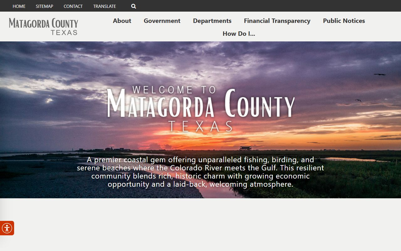 Matagorda County police records website