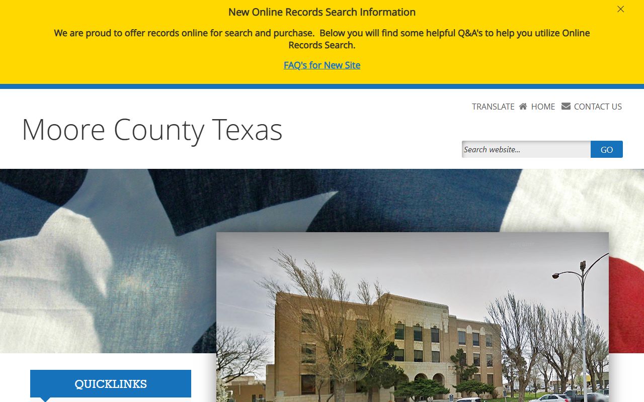 Moore County police records website