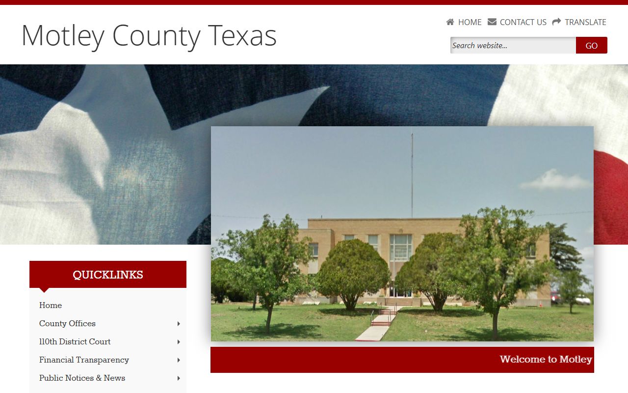 Motley County police records website