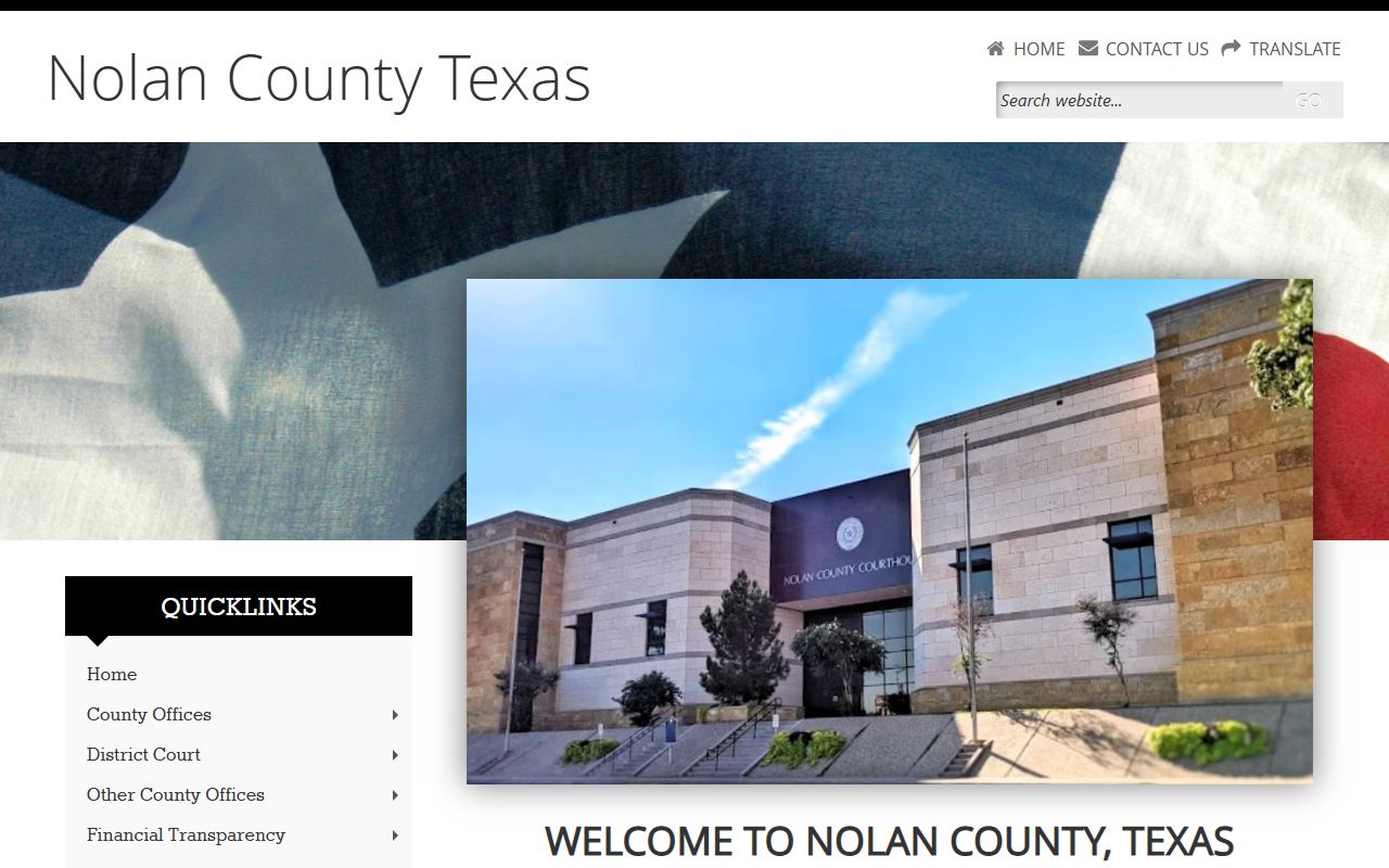 Nolan County police records website