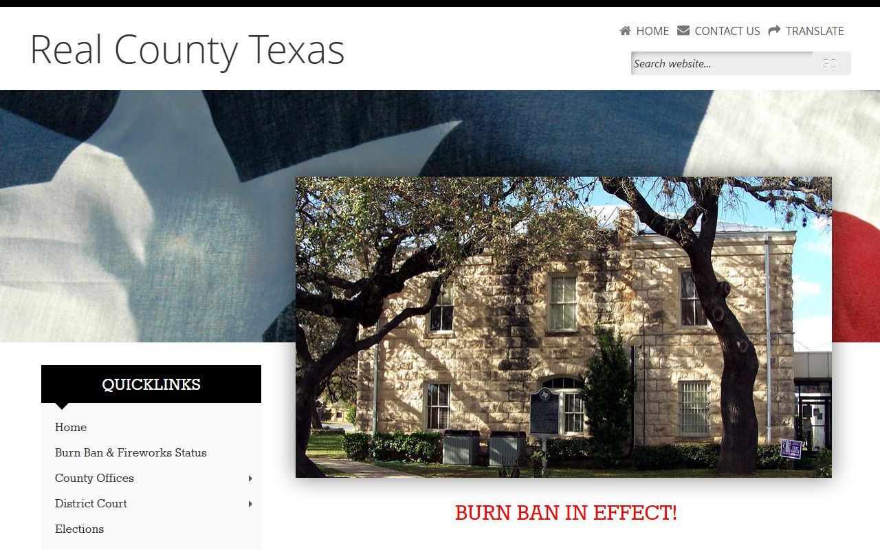 Real County police records website