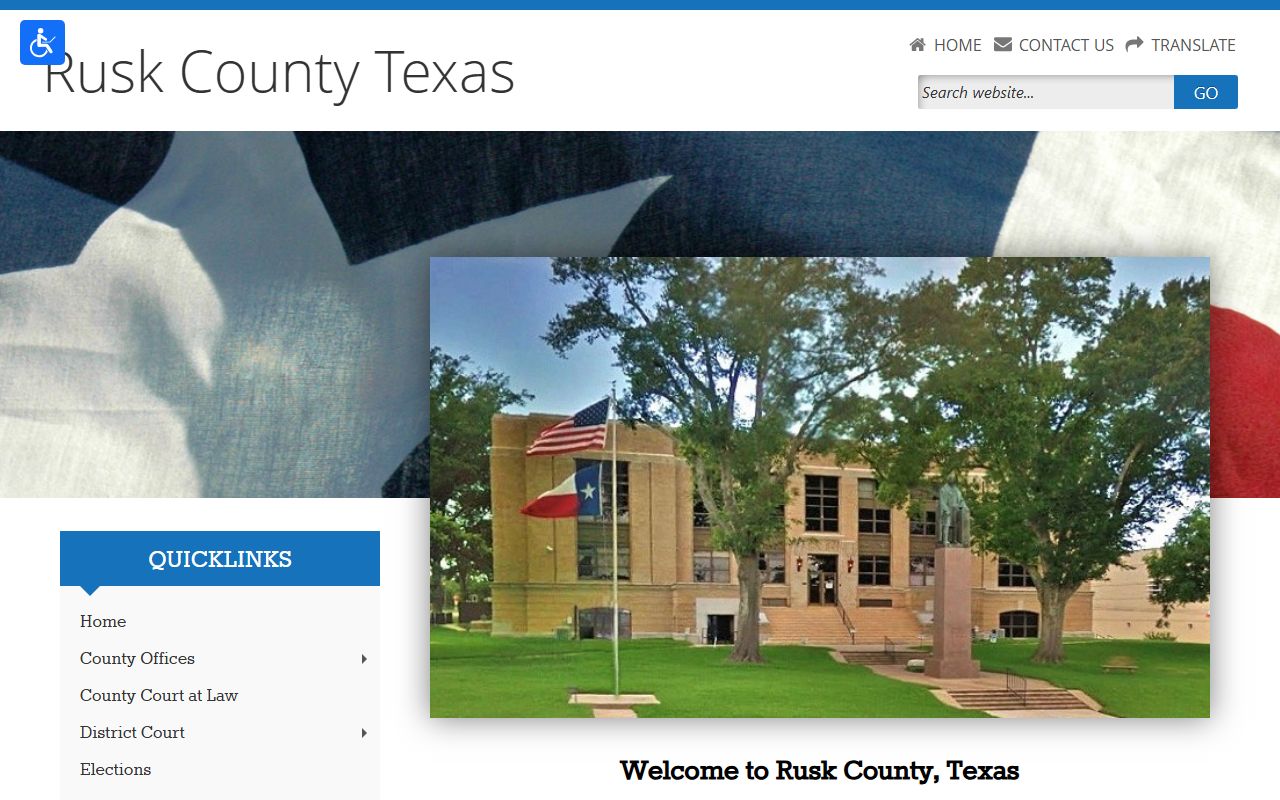 Rusk County police records county website