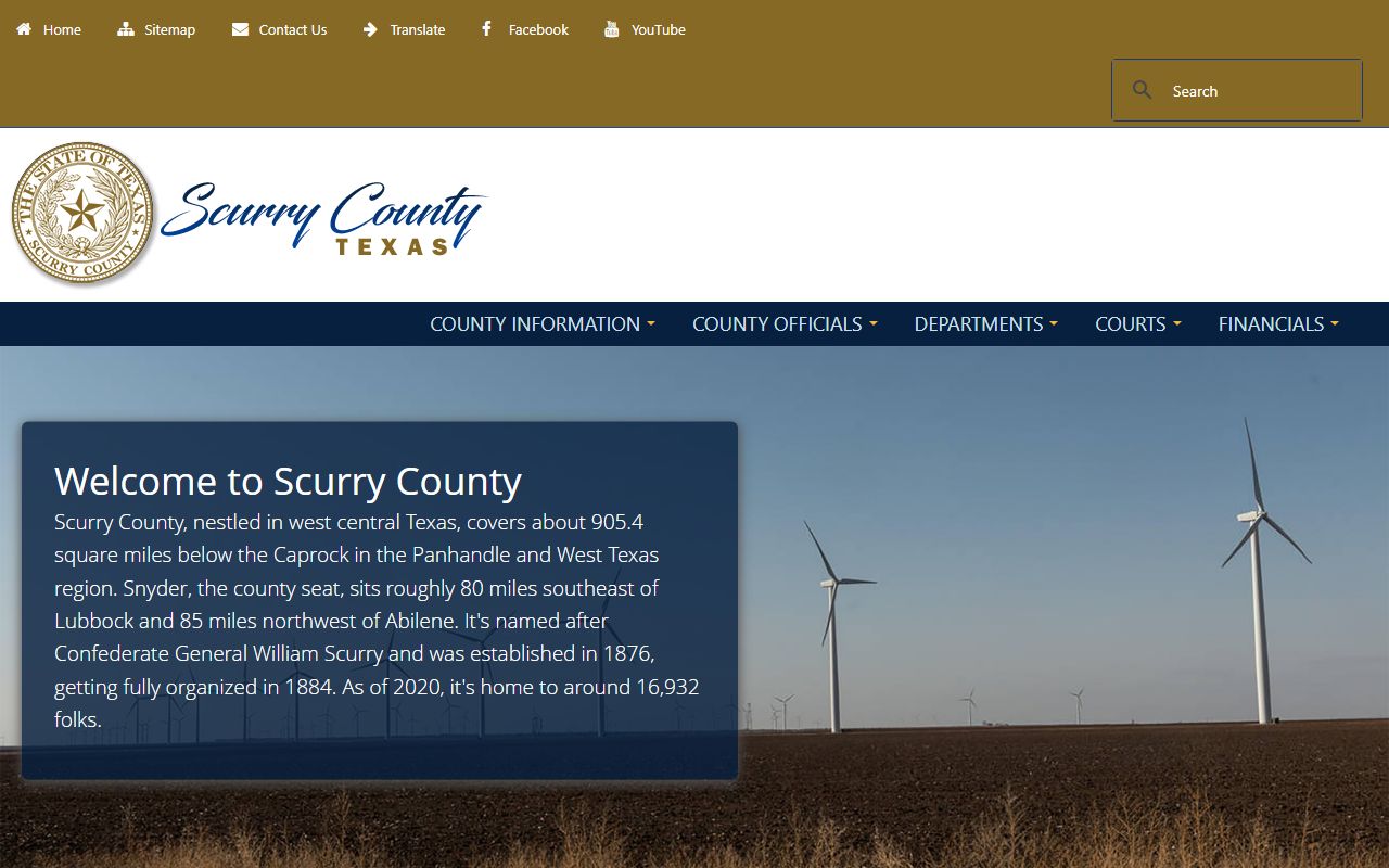 Scurry County police records county website