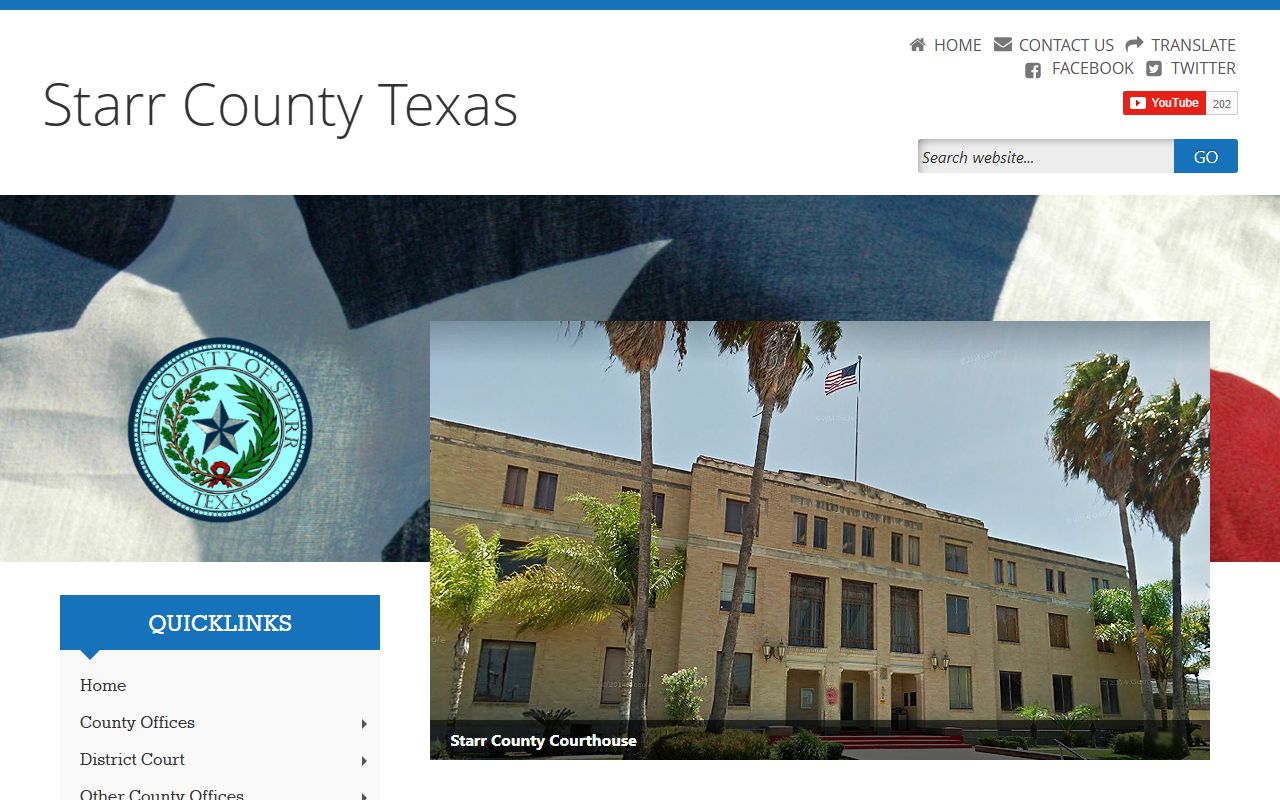 Starr County police records website