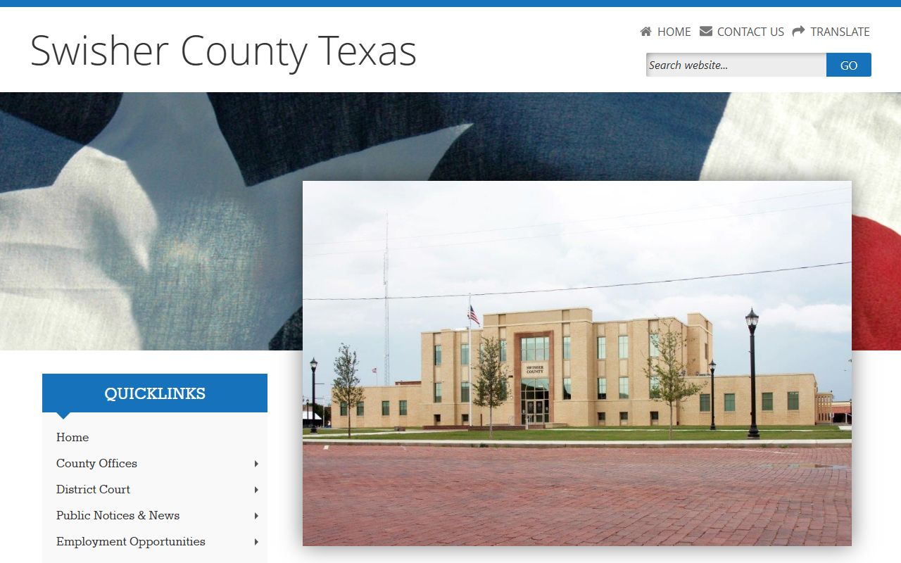 Swisher County police records website