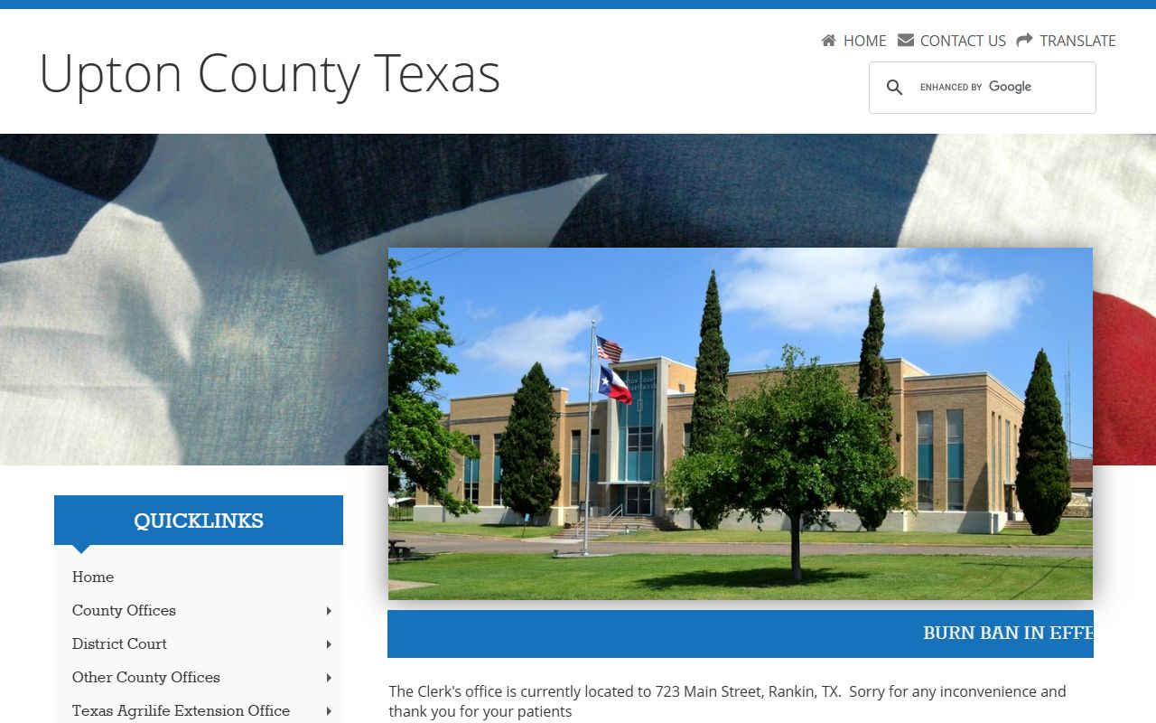Upton County police records official website
