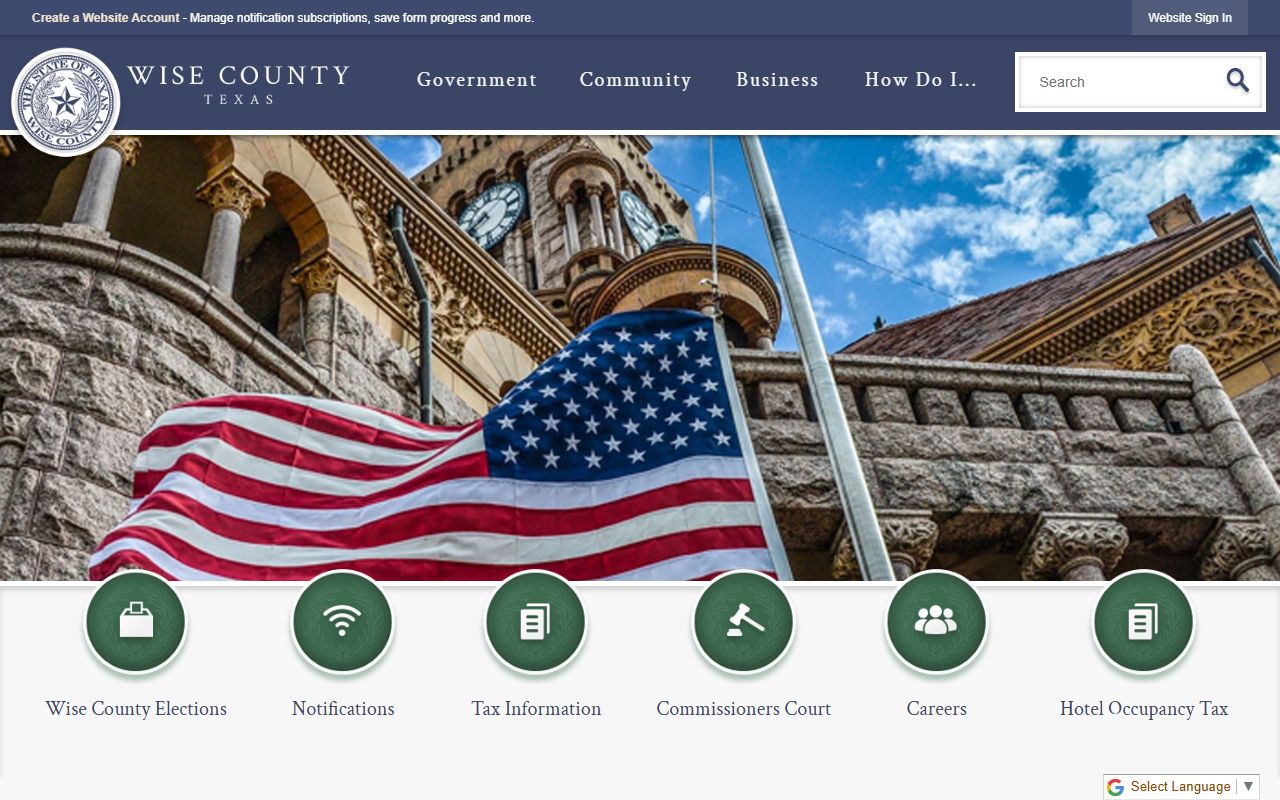 Wise County police records county website