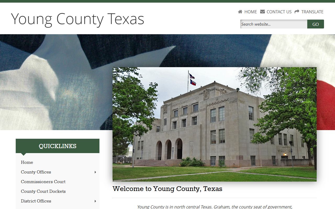 Young County police records county website