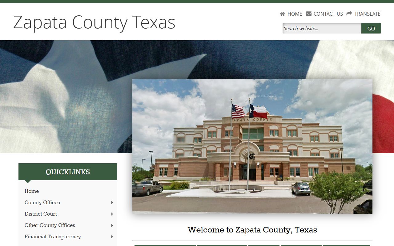 Zapata County police records county website